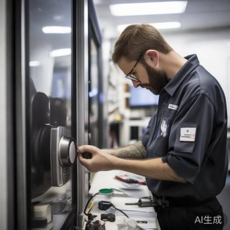 专业认证,严格规范指纹锁维修