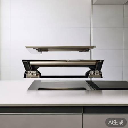 掀盖式集成灶面板拆装简便