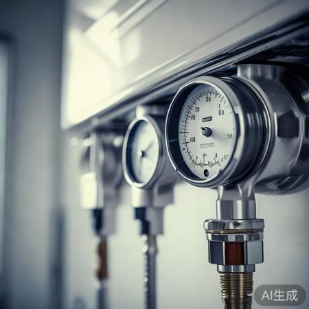 测量壁挂炉冷水压力