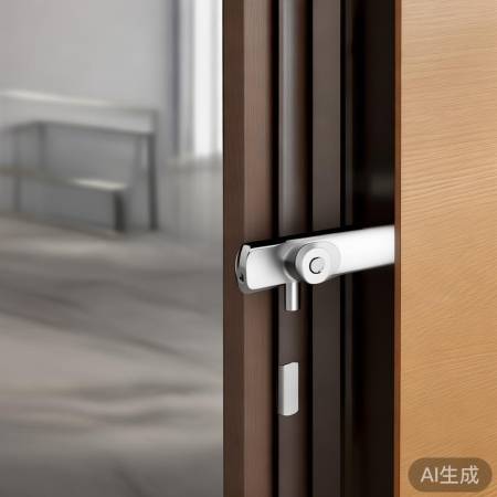 门槛孔简化指纹锁安装