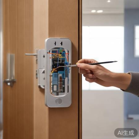 检查指纹锁硬件,维修或更换