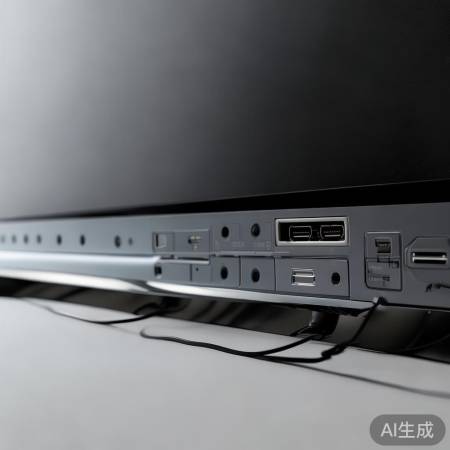 夏普电视接口丰富，设计人性化