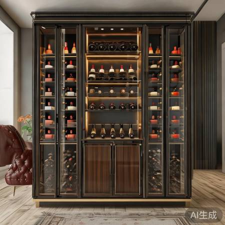 红酒柜设计，轻松打造轻奢风