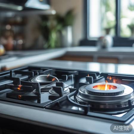 “迅达燃气灶双灶，厨房好钢，性