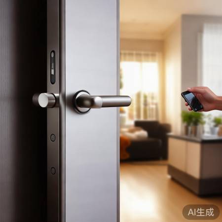 智能锁芯，APP一键开锁
