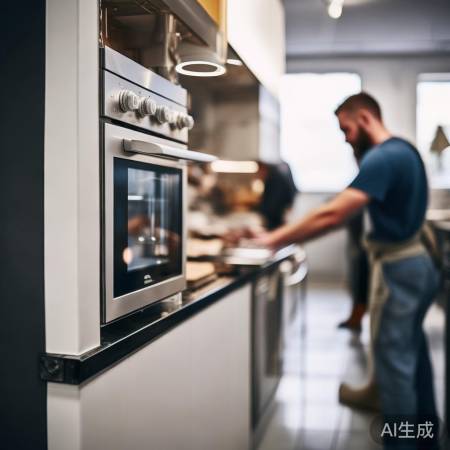 集成灶贴墙技巧,耐心是关键