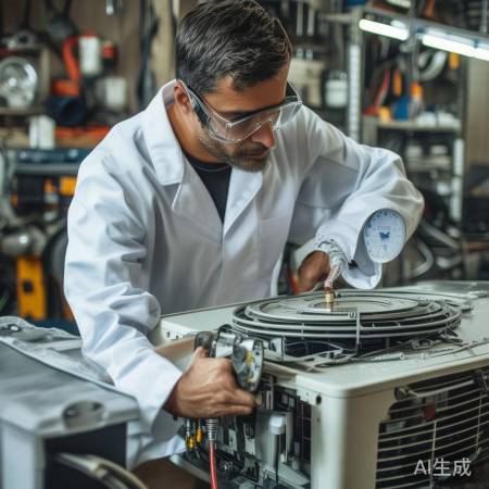 检查空调制冷剂压力