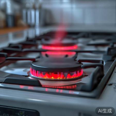 火焰发红，检查燃烧室