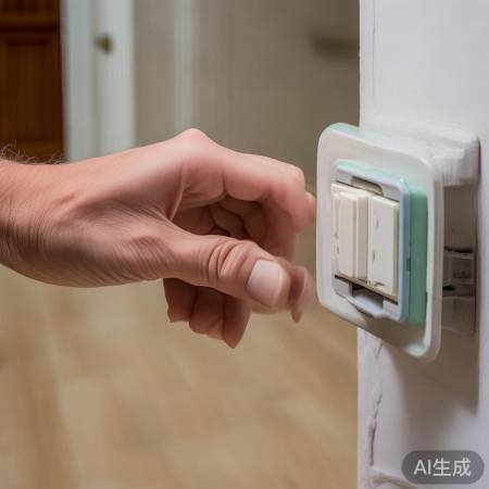 轻触开关，换新或检查电路