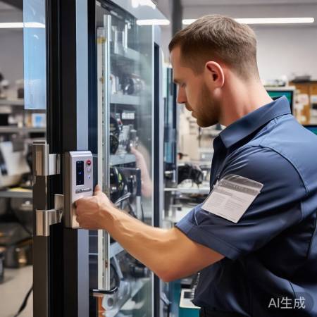 美菱智能指纹锁全国售后上门教你〖指纹锁多久自动上锁？安全性能揭秘〗