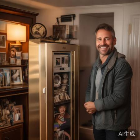 朋友炫耀晨光保险柜,生活守护者
