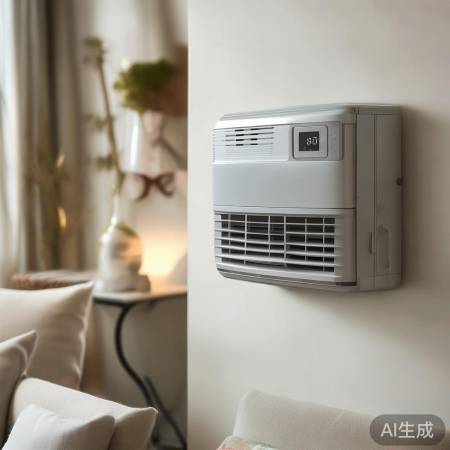 空气能热泵小巧现代，不占空间