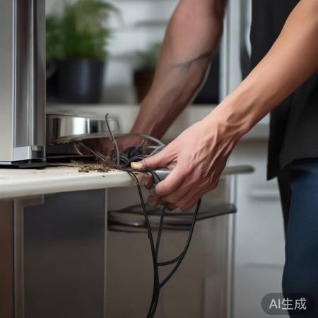 检查冰箱电源线，及时更换