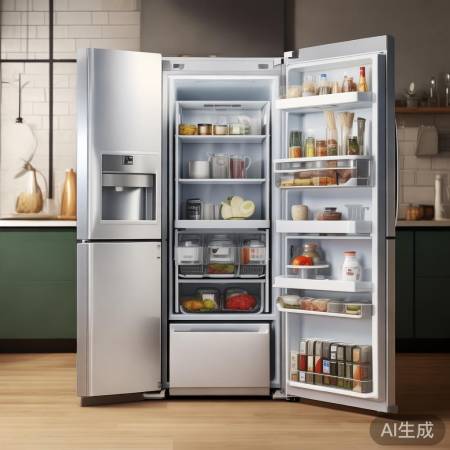 美国通用(GE)冰箱售后热线电话讲解ぁ冰箱外部巧收纳，空间利用大升级