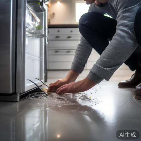 检查冰箱排水孔
