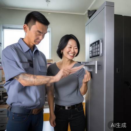 “王雪琴保险柜，售后贴心，客户