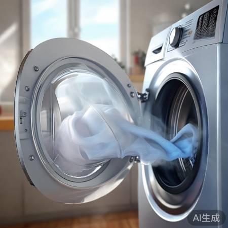 洗衣机晾干中