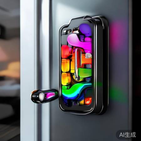 指纹锁配耐用彩虹电池