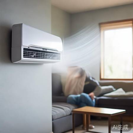 空调微风，注意风向