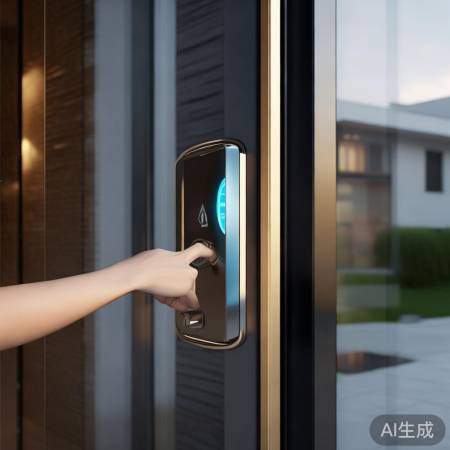开阳别墅指纹锁，简约酷炫