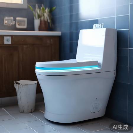 智能马桶旁纸篓多余