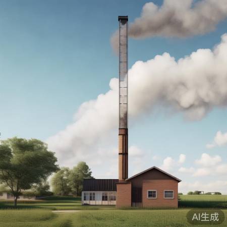 烟囱避遮挡，可加高延伸