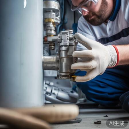 复位排水阀，确保连接紧密