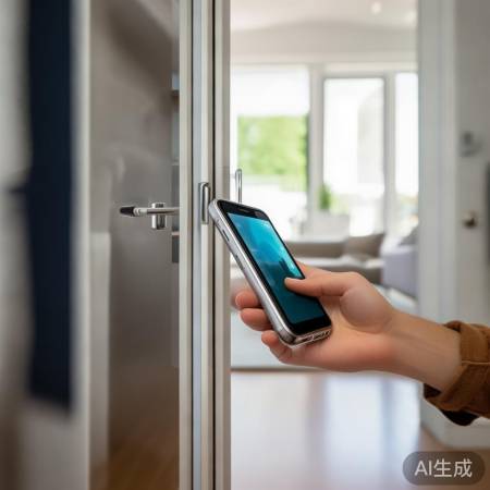 手机指纹开门,省心又便捷