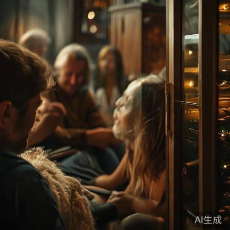 弦红酒柜门，生活之美体现