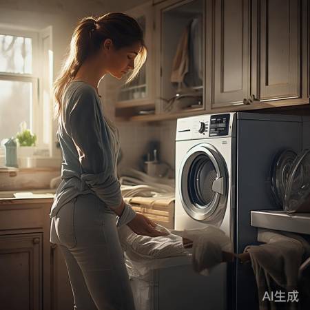 洗衣机洗衣，责任认同