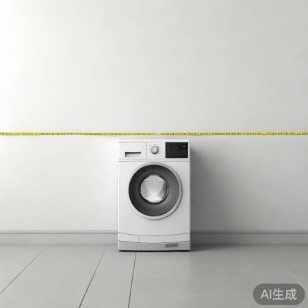 立式洗衣机，测顶距即够