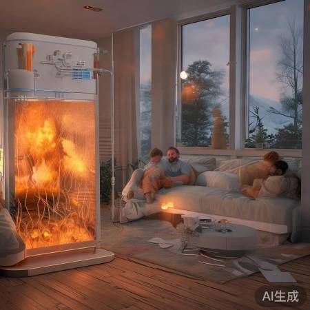 空气能管道，节能暖夏享心居