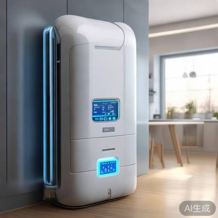 新型热水器，节能调温科技感