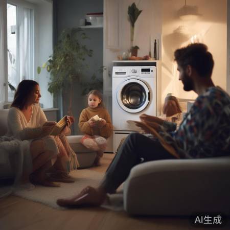 超静音洗衣机，舒适家居生活