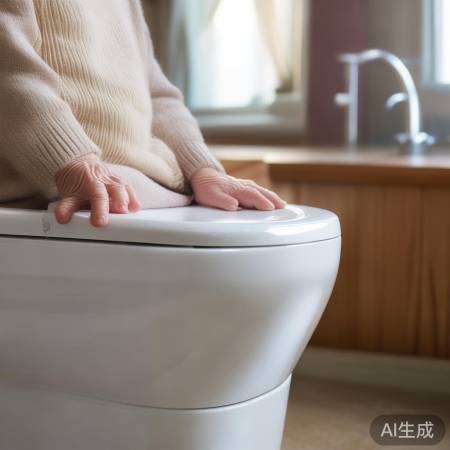 智能马桶手柄助老年人安全如厕
