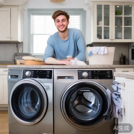 “DD电机洗衣机，洗享生活爽”