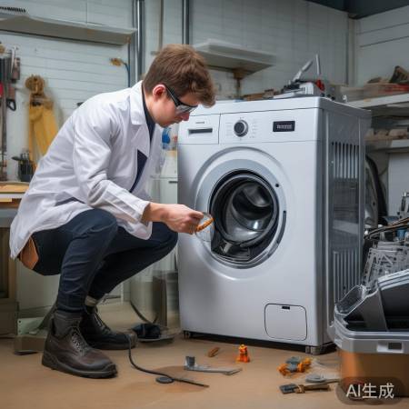 检查洗衣机部件牢固性