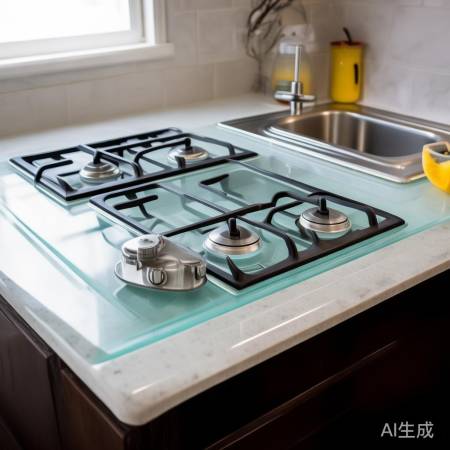 燃气灶玻璃台面易清洁