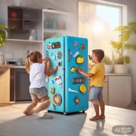 夏日神器:迷你碱水冰箱贴