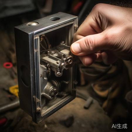 摇锁听异响，查内部异物