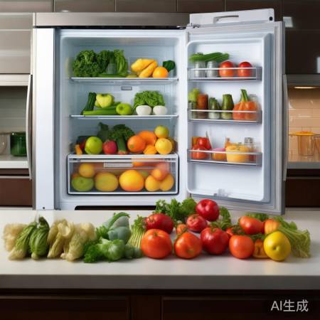 食材分类冷藏，防结霜。