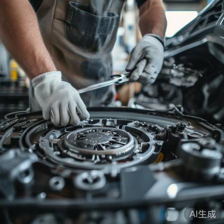 “安装新离合器，别拧太紧”