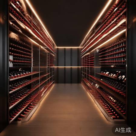 红酒需恒温恒湿避光储存