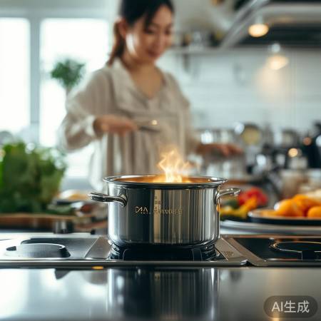 “华帝燃气灶A808D，厨房好