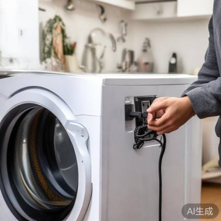 电源线接触不良，洗衣机可能无法