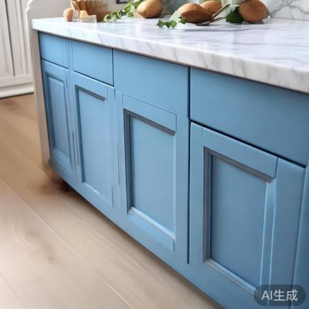 地中海风格厨柜,简约自然