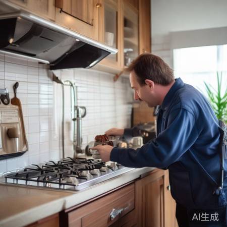 找专业人士安装燃气灶，安全生活