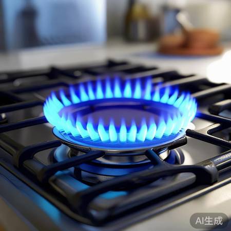 燃气灶燃烧稳定，火焰稳定