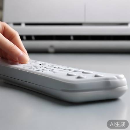 按住模式键，空调待机