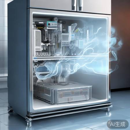 冰箱自动启动，人体体温调节。